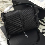 YSL Classic Large Monogram Saint Laurent College Bag Black